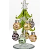 Käthe Wohlfahrt Standfiguren-Gruner Glasbaum Mit Goldenen Kugeln