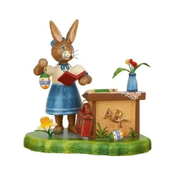 Hubrig Volkskunst Hubrig Miniaturen-Hasenschule Lehrerin