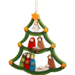 Käthes Original Baumschmuck Aus Holz-Heilige Nacht