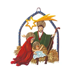 Käthes Original Baumschmuck Aus Zinn-Heilige Nacht