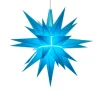 Herrnhuter Sterne Sterne-Herrnhuter Stern Blau, 13Cm, Kunststoff