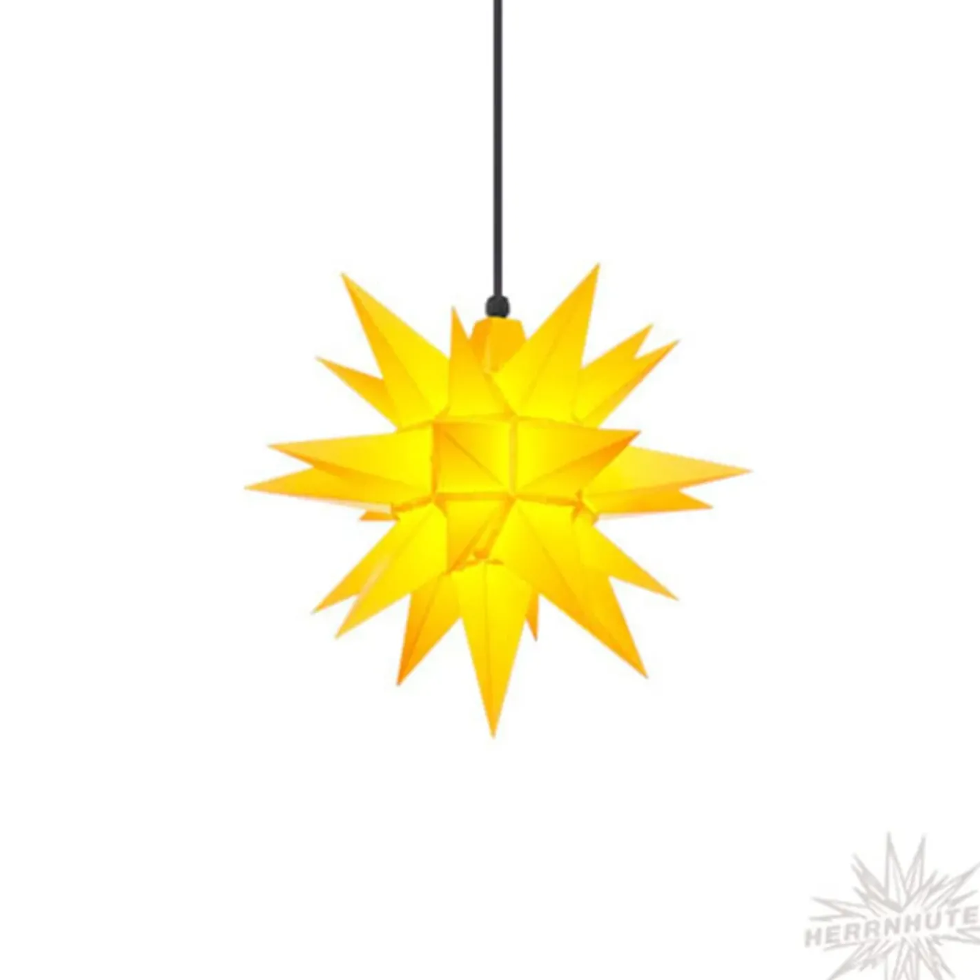 Herrnhuter Sterne Sterne-Herrnhuter Stern, Gelb 40 Cm