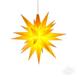 Herrnhuter Sterne Sterne-Herrnhuter Stern Gelb, 13Cm, Kunststoff