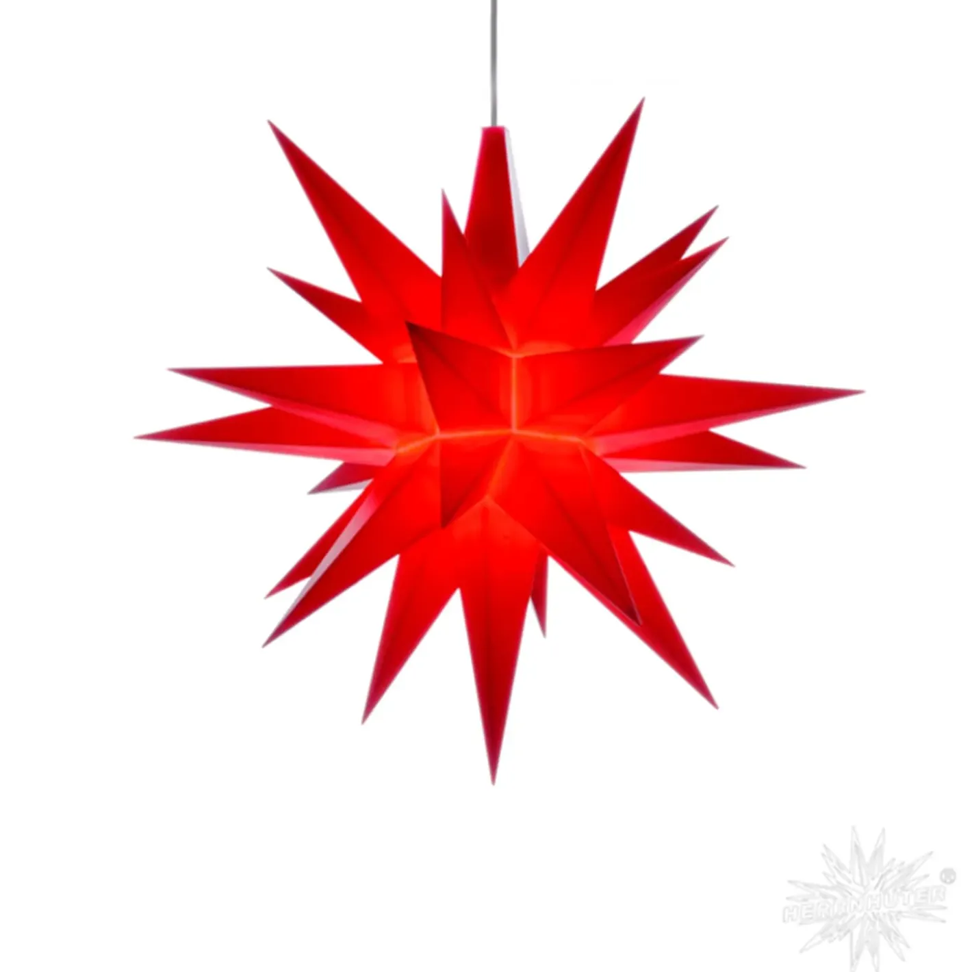Herrnhuter Sterne Sterne-Herrnhuter Stern Rot, 13Cm, Kunststoff