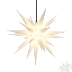 Herrnhuter Sterne Sterne-Herrnhuter Stern, Weis, 68Cm, Kunststoff