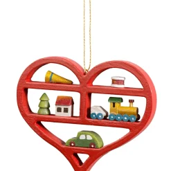 Käthes Original Baumschmuck Aus Holz-Herz