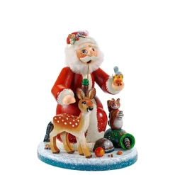 Käthes Original Räuchermänner-Holzknoddl "Tierweihnacht", Rauchermann