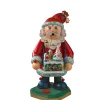 Käthes Original Räuchermänner-Holzknoddl "Weihnachtsmann Mit Spieldose", Rauchermann