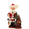 Käthes Original Räuchermänner-Holzknoddl "Weihnachtsmann Mit Geschenken", Rauchermannchen