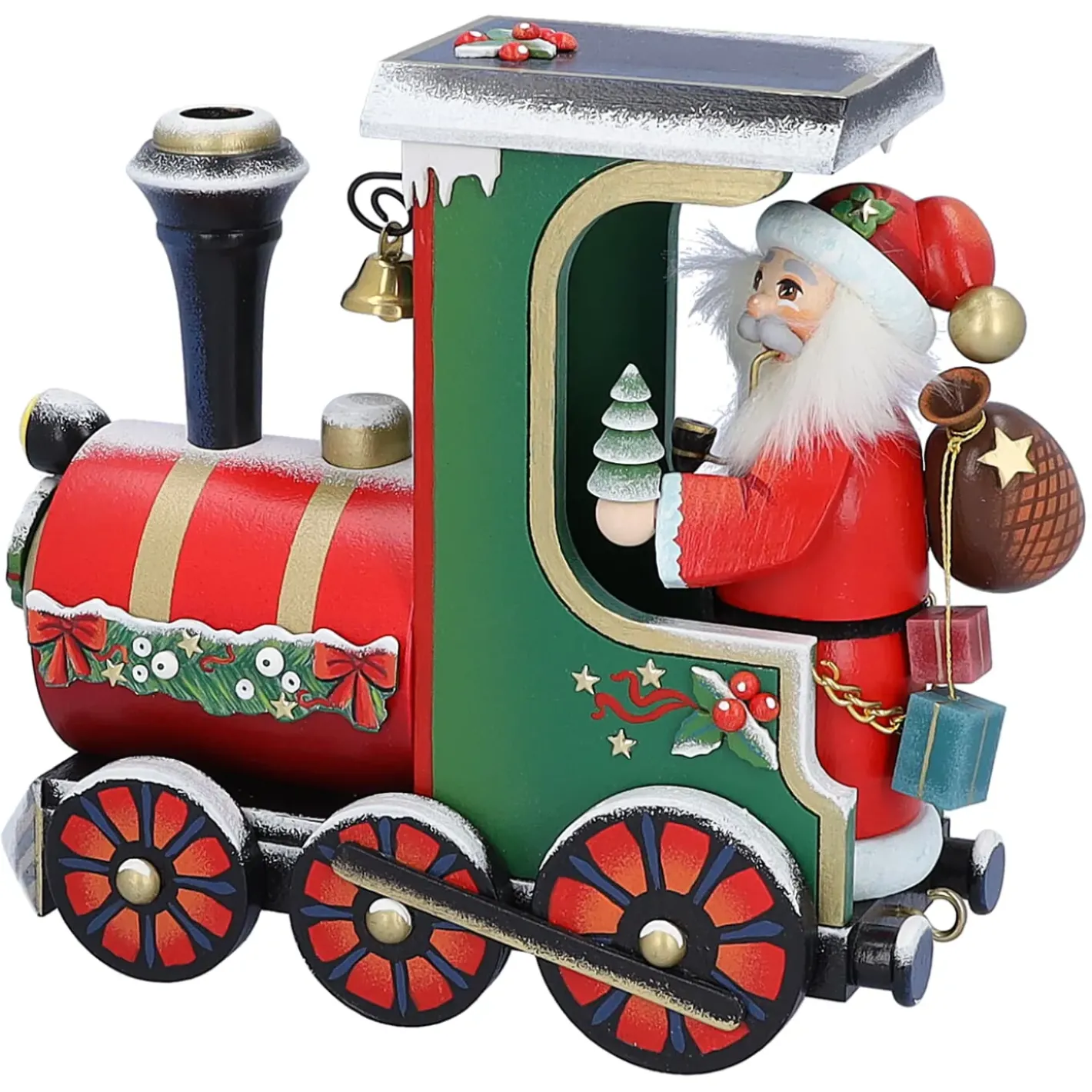 Käthes Original Räuchermänner-Holzknoddl "Weihnachtsreise", Rauchermannchen