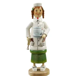 Käthes Original Räuchermänner-Holzmannl "Krankenschwester", Rauchermannchen