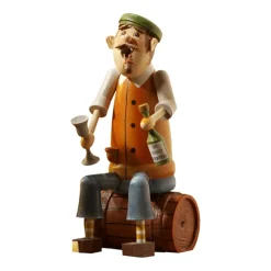 Käthes Original Deutschland Motive-Holzmannl "Winzer", Rauchermannchen