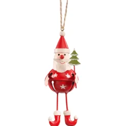 Käthe Wohlfahrt Baumschmuck Aus Metall-Jingle Bell "Weihnachtsmann"