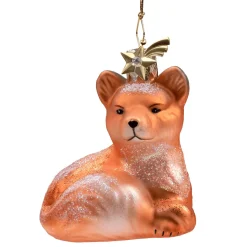 Poesie in Glas Baumschmuck Aus Glas-Junger Fuchs