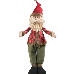 Käthe Wohlfahrt Standfiguren-Karierter Weihnachtsmann