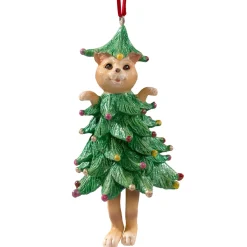 Käthe Wohlfahrt Baumschmuck Aus Kunstharz-Katze Im Christbaum