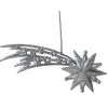 Käthe Wohlfahrt Baumschmuck Aus Kunststoff-Koment Mit Glimmer, Silber
