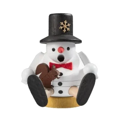 Richard Glässer Räuchermänner-Kugeliger Schneemann, Rauchermannchen