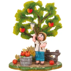 Hubrig Volkskunst Hubrig Miniaturen-Landidyll Apfelernte