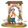 Hubrig Volkskunst Hubrig Miniaturen-Landidyll Gansehirte