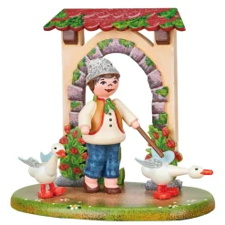 Hubrig Volkskunst Hubrig Miniaturen-Landidyll Gansehirte