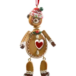 Käthes Original Baumschmuck Aus Holz-Lebkuchenbar Mit Herz