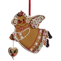 Käthes Original Baumschmuck Aus Holz-Lebkuchen-Engel