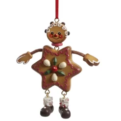 Käthes Original Baumschmuck Aus Holz-Lebkuchenfrau