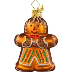 Poesie in Glas Baumschmuck Aus Glas-Lebkuchen-Junge