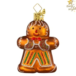 Poesie in Glas Baumschmuck Aus Glas-Lebkuchen-Junge