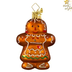 Poesie in Glas Baumschmuck Aus Glas-Lebkuchen-Madchen