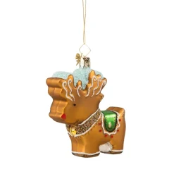 Poesie in Glas Baumschmuck Aus Glas-Lebkuchen-Rentier