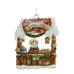 Käthes Original Baumschmuck Aus Zinn-Lebkuchenstand