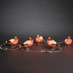 KONSTSMIDE Beleuchtung Außenbereich-Led Acryl Rotkehlchen