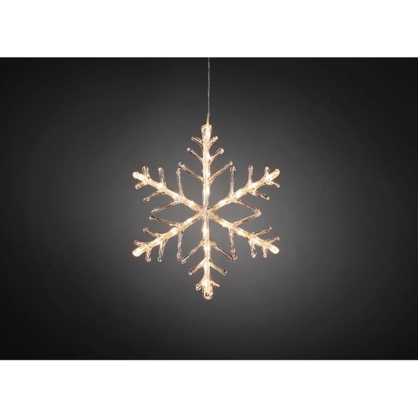 KONSTSMIDE Beleuchtung Außenbereich-Led Acryl Schneeflocke