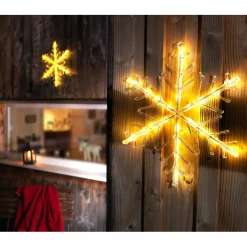 KONSTSMIDE Beleuchtung Außenbereich-Led Acryl Schneeflocke