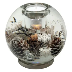 Käthe Wohlfahrt Kerzen & Teelichthalter-Led Dreamlight "Winter Story" - Kerzenhalter Mercur Maxi