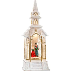 KONSTSMIDE Laternen-Led Schneelaterne "Kirche", 33 Cm