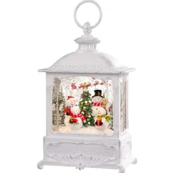 KONSTSMIDE Laternen-Led Schneelaterne "Schneemannfamilie", 25 Cm