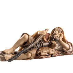 Käthe Wohlfahrt Krippen Und Krippenfiguren-Liegender Hirte Mit Lamm