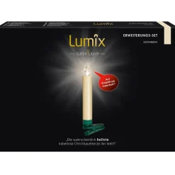 Krinner Beleuchtung Außenbereich-Lumix Superlight 5 Kerzen Erweiterungsset In Elfenbein