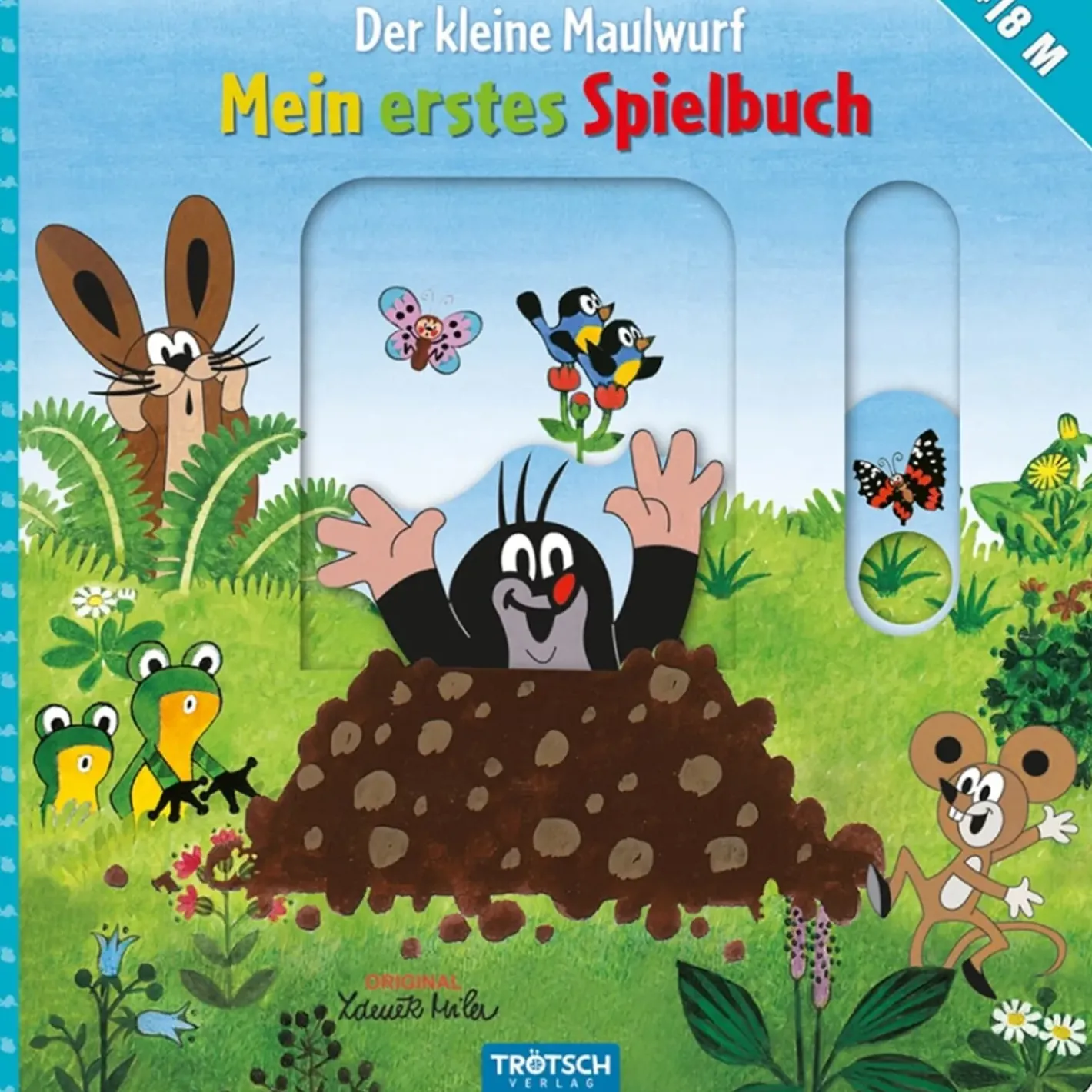 Trötsch Verlag Spielzeug-Mein Erstes Spielebuch "Der Kleine Maulwurf"