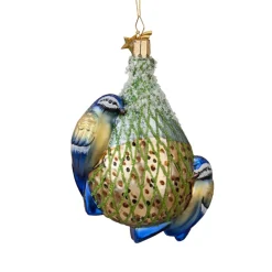 Poesie in Glas Baumschmuck Aus Glas-Meisenknodel
