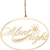 Käthe Wohlfahrt Baumschmuck Aus Messing-Messingornament "Silent Night"