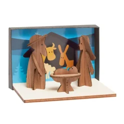 designimdorf Krippen Und Krippenfiguren-Mini Krippe 