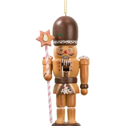 Käthes Original Baumschmuck Aus Holz-Miniknackl "Lebkuchenmann", 11Cm