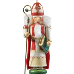 Käthes Original Baumschmuck Aus Holz-Miniknackl "Sankt Nikolaus", 11Cm