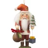 Käthes Original Baumschmuck Aus Holz-Miniknackl "Weihnachtsmann", 10Cm