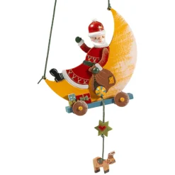 Käthes Original Baumschmuck Aus Holz-Mondfahrt