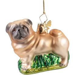 Poesie in Glas Baumschmuck Aus Glas-Mops
